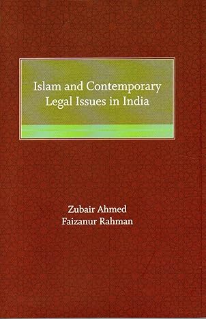 Cover of Islam and Contemporary Legal Issues in India
